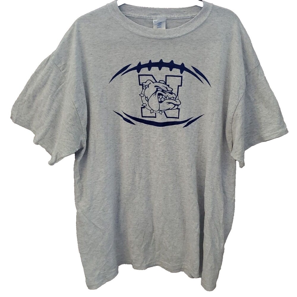 NU Bulldogs Football Short Grey Short Sleeve Size XL Doceo Wealth